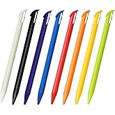 Mcbazel Stylets pour New 3DS XL, Lot de 8 Stylets de Remplacement pour écran Tactile pour NS New 3DS XL (Plusieurs Couleurs)