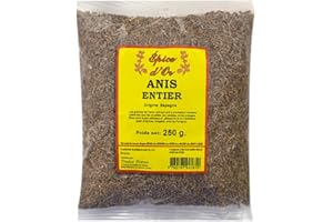 Anis Vert Entier 250g - Epice d'Or, 100% Naturel, Sans Colorant, Sans Additif, Sans Arôme Artificiel Ni Conservateur