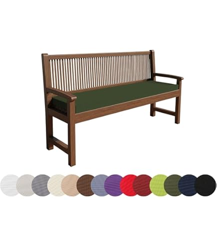 Odaima Bankkissen 130x50cm - Wasserdichte Sitzauflage Für Gartenbänke Outdoor
