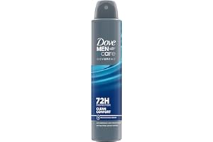 DOVE MEN + CARE Dove Men+Care Advanced Clean Comfort Men's Antiperspirant Deodorant Body Spray with ¼ moisturising cream & Anti-Odour technology for 72 hour protection against sweat and odour 200 ml