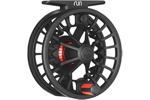 Redington Run Fly Reel, Lightweight Trout Freshwater Fishing, Carbon Fiber Drag System