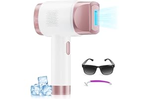 BEAURIS 21J Ice Cooling Devices, Hair Removal, Remover Hair Removal Device with 9 Energy Levels, Remover for Women Men, Face Bikini Arm Leg