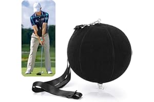Cakefly Smart Ball Swing Trainer Aid - Golf Impact Ball with Intelligent Arm Motion Guide, Black