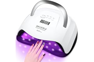 NAILGIRLS Asciuga Unghie, Lampada UV Led Unghie168W Fornetto Unghie 4 Timer e Sensori Automatici Lampada Unghie LED Professionale Per Manicure/Pedicure Lampada Asciuga Smalto Semipermanente