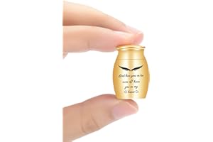 QGJNSGC Mini urnas para Cenizas de Mascotas, pequeñas urnas de Recuerdo, Tarro conmemorativo de Cenizas