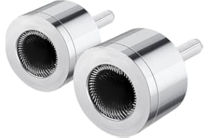 HARY 2PCS Copper Pipe Cleaner For Drill 15/22mm Metal Copper Pipe Cleaner Pile Head Cleaner Brush, Full-Metal Copper Pipe Cleaner, Pipe Cleaning Tool For Drill