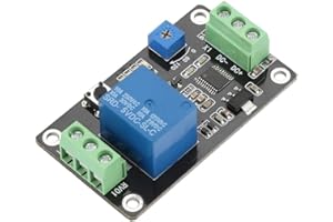 WALFRONT Ritardo Timer Relè DC 5V/12V/24V Modulo di Controllo Ritardo Temporizzato Trigger Autobloccante Ritardo Attivazione/Disattivazione Interruttore Timer Super 555 (DC5V)