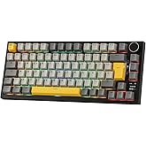 EPOMAKER Ajazz AK820 Pro ISO-ES Wireless Mechanical Keyboard, with Display & Knob, 2.4G/BT/USB, RGB Lighting, Custom Software