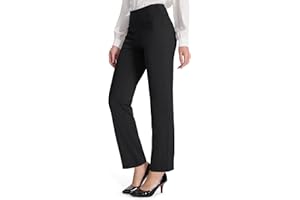 MOVE BEYOND Pantalon et Pantacourt de Yoga Bootcut avec 4 Poches pour Femmes Pantalon Bootleg de contrôle du Ventre