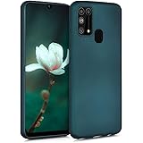 kwmobile Case kompatibel mit Samsung Galaxy M31 Hülle - Schutzhülle aus Silikon metallisch schimmernd - Handyhülle Metallic P
