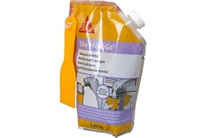 Sika – Reparaturmörtel – Sika Mix&Go Grau – für Reparaturarbeiten an Beton- und Mauerwerk – gebrauchsfertig – 1,25 kg