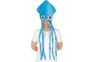 FIESTAS GUIRCA | Gorro de Pulpo (Talla Única) - Gorro Divertido para Disfraz de Animales Marinos - Ideal para Fiestas de Disfraces, Carnaval y Halloween - Accesorio Unisex para Niños y Adultos