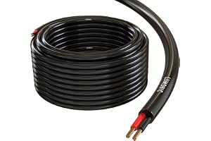 Lumonic Högtalarkabel 25m Svart | 2x 0,75mm² CCA | Kabel för HiFi-högtalare