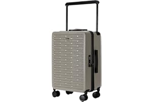 NPLE Valigia Trolley Bagaglio A Mano Ultraleggero 55 X 38 X 22 Cm - 100% Policarbonato Rigido – Manico In Alluminio - Mobilità A 360° - 4 Ruote Silenziose Zip Professionale