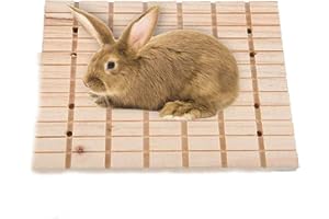 ZHER-LU Garras de conejo Rascador Tablero Mascotas de Madera Hámster Ardilla Jugar Juguete Rascar Jaula Herramienta Molienda Cubierta de Adorno Suministros Conejo Madera Molienda Cubierta