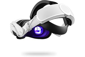 ZOZOVR Battery Elite Strap für Meta Quest 3, Headstrap mit 6500 mAh Akku für Oculus Quest 3 Zubehör, Verstellbares, Erhöht den Komfort und Erweiterte Spielzeit (Weiß)