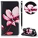 Price comparison product image iPhone 5 Case,iPhone 5S Case Leather,iPhone SE Case Wallet,WIWJ Elegant Flower Pattern Flip PU Wallet Case Slim Soft Cover Case Foldable Bookstyle Phone Case Graceful Floral Printing Blossom Folio Designed Protective Cover with Stand Function Magnetic Money Pouch Feature Smartphone Phone Shell with Card Holder Detachable Notebook Leather Case for iPhone 5 / iPhone 5S / iPhone SE -Pink Flower + 1 x Black Touch Stylus Pen