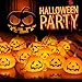 Produktbild LED String Lights , Veotech 3D LED Kürbis Lichterkette 10 LED 2.6m batteriebetrieben String Lights For Halloween Decoration Indoor&Outdoor Theme Parteien Festival - Warm White