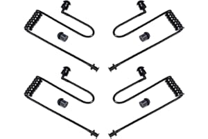 HYSHIKRA Sostituzione Covert Acoustic Air Tube con tappi per le orecchie compatibile per Motorola Kenwood Baofeng Walkie Talkie FBI Security Earpiece Headset (4 pezzi, Black)