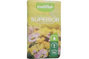 Sustrato Universal Meliflor Superior 70L, PH Estabilizado, Mayor Drenaje (con Perlita y Fibra de Coco)