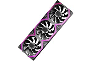 Jungle Leopard GALAXY Build Blocks UNI Daisy Chain RGB PC Lüfter 120MM 3er Pack,2000RPM/62.36CFM,5V3PIN ARGB und 12V4PIN PWM Lüfter (Schwarz Reverse Blade)