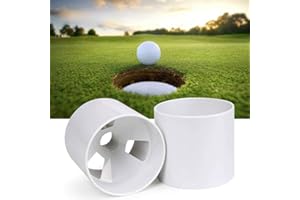 GOLF 4 YOU Golf Bogey | 2 pcs | L' Accessoire de Golf Indispensable pour Votre Putting Green - Conforme à la réglementation USGA, Plastique ABS Blanc, Dimension: 10 cm de Hauteur avec Un diamètre de 10,8 cm