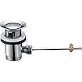 R FLORY Basin Sink Waste Push Pull Rod Lever Slotted with Overflow
