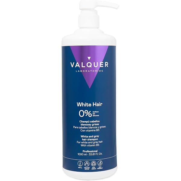 The Imaginary Colors White & Silver Shampoo – Neutralisiert Gelbstiche, 1000 Ml, Vegan