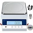 RUISHAN 5000gx0.01g High Precision Electronic Lab Analytical Balance Scale Digital Gram Scale 0.01g Gram Accuracy Laboratory Scientific Weight Balances Kitchen Balance Scale Jewelry Scale 100-240V