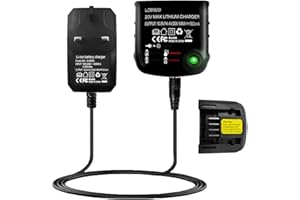 ENJOYTHINK For Black & Decker 18V Lithium Ion Battery Charger Replacement, UK Plug 18V Lithium Ion Battery Charger Compatible with LB20 LBX20 LBX4020 LB2X4020 LBXR20 LBXR20-OPE LBXR2020-OPE LB2X3020-OPE