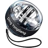 Ding Yongliang Gyroscope de Precision , Balle Reeducation Main avec Automatique Energie Ball avec LumièRe LED pour la Rééduca