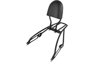 ‎XMT-MOTOR XMT-MOTOR 2-Up Rückenlehne Gepäckträger Abnehmbare Schwarz für Harley Street 500 750 XG500 XG750 2015-2019