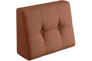 sunnypillow Palettenkissen Palettenauflage Palettenpolster Palettensofa Sitzkissen Rückenlehne gesteppt Seitenkissen 60x40x20/10cm Orange