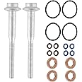 1 Set Compatible with-Audi VW Injector, Injector Seal Seals Repair 03l130277b A2C59513554 883.670 WHT003187