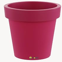 Roter, Gepunkteter Pflanzkübel – Rund, Ø 17,8 Cm, Höhe 15,2 Cm, Aus Pulverbeschichtetem Metall