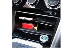 Muchkey Boîte à gants pour console centrale de voiture, boîte à gants, plateau de rangement secondaire, accessoires auto compatibles pour T-ROC