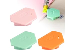 LUMINARYLAIR 3 Piezas Poligonal Guía de Costura Magnética con Escala,Guía de Costura Magnética para Máquina de Coser,Guía de Costura Magnética Poligonal Extraíble,Accesorios de Guía de Costura,(Verde,Naranja,Rosa)
