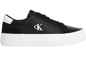 CALVIN KLEIN JEANS Calvin Klein Donna Sneakers Vulcanizzate Flatform Nylon Mix con Logo