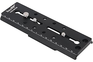 Haoge HQR-MS160II - Placa de liberación rápida para cámara Sachtler FSB4 FSB6 FSB6T FSB8 FSB8T FSB10 FSB10T DV10 3+3 5+5 Video 14II DV2 DV4 DV6 DV8 DV8/100 ACE