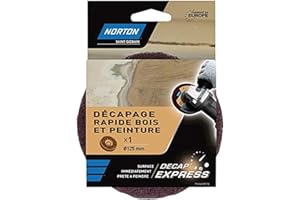 Disque Norton Decap Express Bois et Peinture, diamètre 125