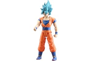 XRHOT Action Figure Goku, 31CM Goku Action Statue Anime Modello regolabile Super Saiyan Toy Statue Bambini Supereroe Anime Toy Fit Car Desktop Living Room Ornamento