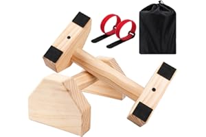 KIMIGO Barras Paralelas Calistenia,Barra de Flexiones,Fitness Barras Paralela,Barra Puede de Soporte para Flexiones Aparato de musculación,Agarres Paralelos Antideslizantes Para Gimnasia Fitness Yoga