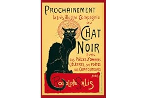 1art1 Theophile Alexandre Steinlen plakat Chat Noir, czarny kot plakat | obraz 91 x 61 cm