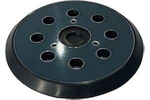 PRONET ABRASIVES Replacement Backing Pad for Makita 743081-8, BO5010, BO5030K - DeWalt 151281-08, DW4388 - Porter Cable DW421/K, DW423/K Orbital Sanders 5 inch (125mm) Hook and Loop