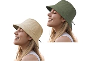 rooyvany Bucket Sonnenhut für Damen und Herren, LSF 50+, leicht, schnell trocknend, wasserdicht, Fischerhut für Angeln, Camping, Gartenarbeit