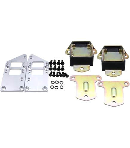 4-Piece Solid Motor Engine Mount Combo For SBC BBC 1973-1990 Chevy Camaro Firebird