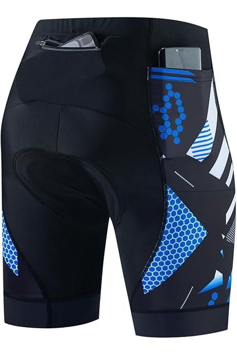 Pantaloncini Da Ciclismo Donna Imbottiti - Vita Alta, Tessuto Asciugatura Rapida, Design Antiscivolo - Foto 6
