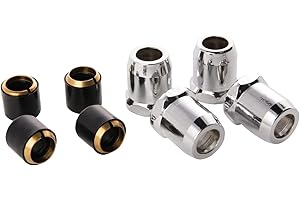 SANITOP-WINGENROTH Tuerca de compresión | quet schü berwurf con Equilibrio de longitud, 3/8 pulgadas x 10 mm, para tubos de cobre, conector de grifo cromado, 16233 3