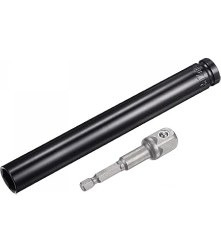 Sourcing Map Douille Creuse Extra Longue, 10 Mm X 200 Mm De