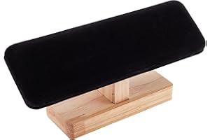 NBEADS Espositore per Orologi In Legno, Supporto per Braccialetti con Barra A T In Velluto Nero Supporto per Organizer Gioielli per Braccialetti Porta Cavigliera per Vendita Al Dettaglio, 19.5x5x8.9cm